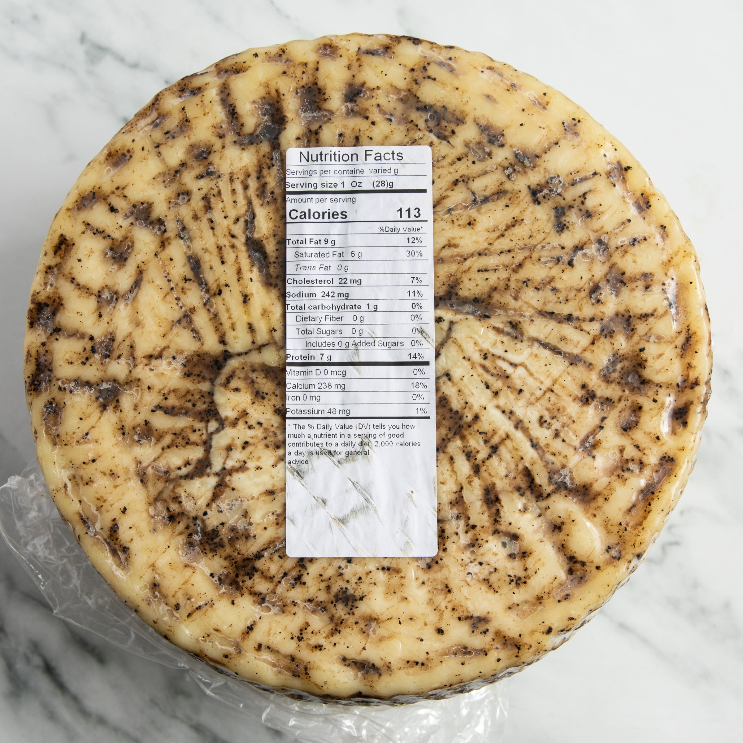 Buy Wheels of Pecorino Al Tartufo Cheese from Italy in Bulk Online
