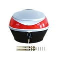 thumbnail image 1 of Caja de almacenamiento trasera para motocicleta, baúl para motocicleta, multiusos, organizado, para bicicleta eléctrica, baúl trasero para motocicleta argén, 1 of 8