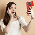 thumbnail image 3 of Magnetic for iPhone 17 Pro Case [Compatible with MagSafe] [360° Rotatable Ring Holder Kickstand] [Military Grade Protection] Shockproof Slim Phone Case for iPhone 17 Pro,Red, 3 of 6