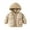 Apricot Color, variant on Godderr Kids Toddler Boys Girls 2Pcs Winter Jacket Toddler Winter Coat, Baby Hooded Down Cotton Jacket+Down Vest Two-Piece Sizes 2-10T