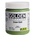 thumbnail image 1 of 4 Oz Heavy Body Acrylic Color Paints Color: Green Gold, 1 of 3