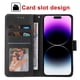 thumbnail image 3 of Funda de cuero con tapa magnética para iPhone, carcasa con tarjetero para iPhone 15 Pro Max 14 Plus 13 Mini 12 11 SE 2022 2020 X XS XR XS Max 8 7 6 6s, 3 of 4