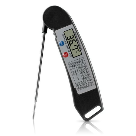 

TureClos Digital Display Meat Foldable Fish Beef Food Cooking Temperature Meter -50 to 300℃ Restaurant Kitchen Supplies
