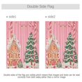 thumbnail image 4 of Yayeee Garden Flag 12"x18" Double Sided Outdoor Yard Lawn Holiday Decorations, Brown Gingerbread House, 4 of 6