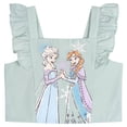 thumbnail image 5 of Disney Frozen Little Girls' Sleeveless 2-Piece Tank Top and Bubble Skort Set Surf Spray, 5 of 7