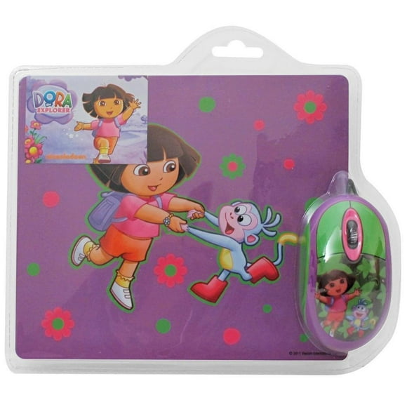 Dora the Explorer Kit Souris et Tapis de Souris