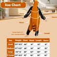 thumbnail image 6 of Red Panda Onesie Adult CANASOUR Animal Cosplay Pajamas Christmas Polyester Suit Medium, 6 of 6
