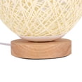 thumbnail image 2 of Twine Lampshade Light Wood Lámpara De Noche Decorativa Lámpara De Pantalla Tejida A Mano Para El Hogar Y La Oficina Advancent HA026875-01, 2 of 7
