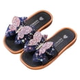 thumbnail image 1 of Fall/Winter Savings! SROBPTY Girl's Slippers, Children's Summer Dynamic Sequinpers Versatile Soft Soled Casual Beach Shoes One Line Coolpers Children's Shoes, 1 of 3