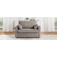thumbnail image 6 of Modern Gray-Brown Corduroy Twin Sofa Bed 47.2" with Foldable Features for Living Room, 6 of 26