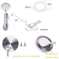 thumbnail image 6 of Color Changing Christmas Xmas Decor Under Cabinet LED Lighting Kit RF Control For Kitchen Shelf Counter Furniture Holiday Lighting (6 Lights RGBW), 6 of 7