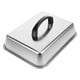 thumbnail image 5 of unbranded Para Y Sartén De Acero Inoxidable Con Rectangular Plateado, 5 of 8