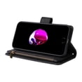 thumbnail image 2 of Case for iPhone SE 2020/2022 Cover Zipper Pocket Wallet Case Magnetic Protective - Black, 2 of 5