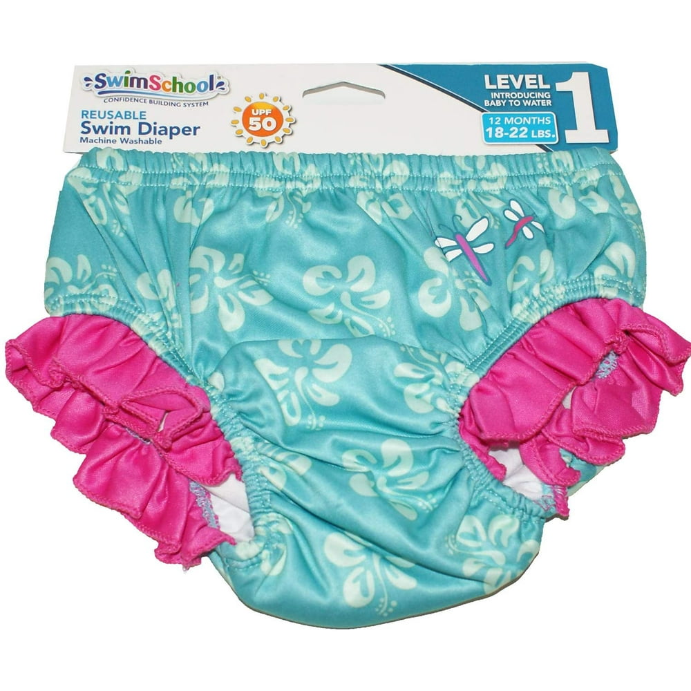 Swim Schools Reusable Swim Diaper for Babies to Learn Swimming, Age12