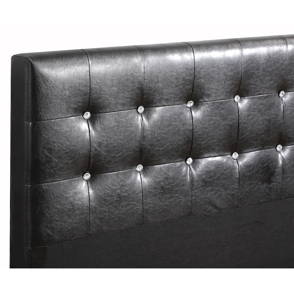 Glory Furniture Diamond King Bed in Black Color
