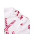 thumbnail image 6 of Family Christmas Pajamas Pjs Matching Sets Christmas Candy Cane Holiday Jammies Sleepwear Christmas Pajamas for Family Mommy and Me Xmas Outfits, 6 of 10