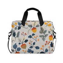 FORMRS 16" Laptop Sleeve Bag Carrying Case with Handle Travel Shoulder Briefcase, Acorn Leaves Pattern