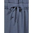 thumbnail image 5 of Como Blu Women's Plus Size Athleisure Sleeveless Romper with Pockets, 5 of 6