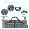thumbnail image 4 of Precio reducido por tiempo limitado!Bolsa de viaje portátil plegable, bolsa deportiva y de fitness de gran capacidad, bolsa de equipaje catiónica, 4 of 4