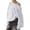 Grey, variant on Women's Hoodie Oversize Slouchy Off Shoulder Solid Long Sleeve Cropped Trendy Fall Clothes 2026