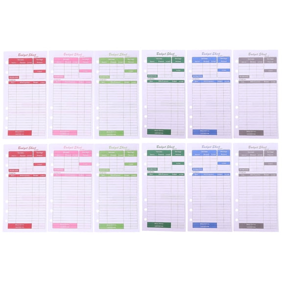WRITWAA Daily Budget Planner Inserts with Punch Hole for Easy Expense Tracking, Financial Planning and Organized Money Management