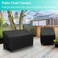 thumbnail image 5 of LCGOD Patio Chair Covers, Outdoor Lawn Furniture Covers 100% Waterproof, Lounge Deep Seat Large Cover with 600D Heavy Duty Oxford Cloth, 37" W x 30" D x 31" H（2PCS）, 5 of 6