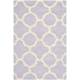 thumbnail image 2 of SAFAVIEH Cambridge Leonard Geometric Wool Area Rug, Lavender/Ivory, 2'6" x 4', 2 of 7