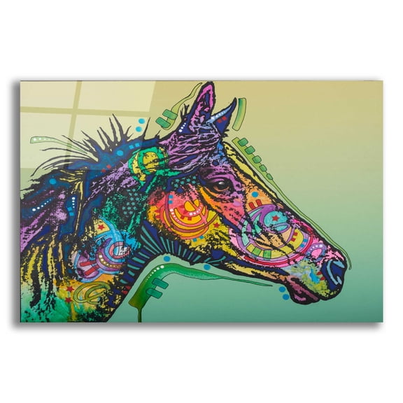 Epic Art 'Basha Custom-3' by Dean Russo, Acrylic Glass Wall Art, 16"x12"