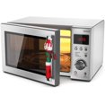 thumbnail image 4 of 4 Pieces Christmas Refrigerator Handle Covers Snowman Pattern Handle Covers Microwave Handle Covers for Home Kitchen Supplies, 4 of 5