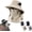 (Khaki), variant on UV Protection Outdoor Fisherman's Hat, 4-in-1 Detachable UV Protection Sun Hat – 360° Face & Neck Shield(Light Gray)