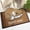 E, variant on Cat Welcome Mat, Cute Sleeping Cat Doormat, Cat Doormat Welcome Peasants Door mat Outdoor Welcome Floor Mat Fall Front Door Mat, Indoor Entrance Rugs Washable Patio Home Decoration, Black
