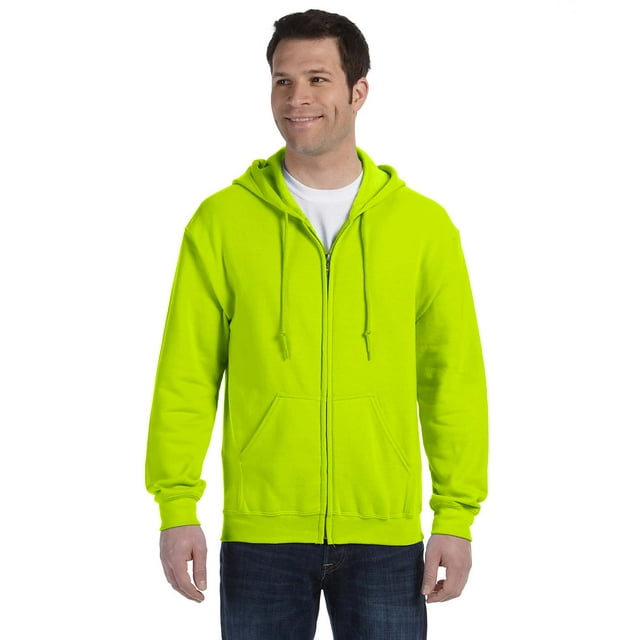 Gildan Sweat à Capuche à Fermeture à Glissière Complet pour Adulte