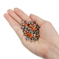 thumbnail image 4 of Unique Bargains 100 Sets Leather Rivets 8mm Double Cap Rivets 8.5mm Height Studs Orange, 4 of 5