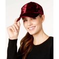thumbnail image 4 of INC International Concepts Crushed Velvet Baseball Cap (Wine), 4 of 5
