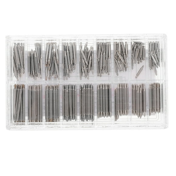 1 caja de husillos de reloj de reloj de reloj de relojes Kit de herramientas de reemplazo de pin de reloj