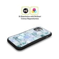 thumbnail image 2 of Head Case Designs Officially Licensed Micklyn Le Feuvre Marble Patterns Ice Blue And Jade Stone And Hexagon Tiles Hybrid Case Compatible with Apple iPhone 13, 2 of 7