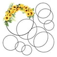 thumbnail image 1 of BRIGHTFUFU 9 aros florales grandes de metal para hacer coronas, círculos de metal, soporte para flores de mesa, decoración de bodas, suministros para manualidades., 1 of 2