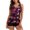 Black, variant on OAVQHLG3B Tankini Bathing Suit for Womens Swimsuits Ladies Trendy Multicolor Flowers Back Cutout Boxer Pants Sling Women's Split Swimsuit