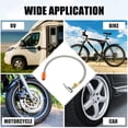 thumbnail image 6 of Unique Bargains 19.7" Flexible Tire Inflator Hose Adapter M6 Thread Size Air Chuck with Hose with Air Release Valve, 6 of 6