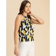 thumbnail image 3 of Moomaya Sleeveless Halter Neck Printed Loose Fit Top - Women's Summer Top, 3 of 9