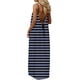 thumbnail image 5 of TaTaai Women's Casual Maxi Sundress Sleeveless Striped Backless Spaghetti Strap Flowy Summer Dress Long Beach Cover Up Dress Gift, 5 of 9