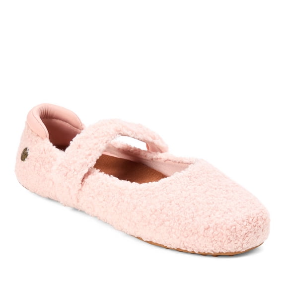 Dearfoams Women's Haddy Teddy Flat