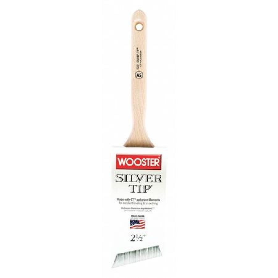 Wooster Silver Tip 2 1/2 in. W Angle Paint Brush