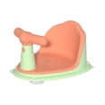 thumbnail image 3 of Asiento de baño para bebé, Asiento de baño para recién nacido con asa desmontable, Asiento en el piso, tapete suave para sentarse, taburete de ducha, Naranja, 3 of 9