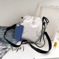 thumbnail image 3 of Bolsa de mensajero de mariposa luminosa de hombro con cordón para mujer (Blanco) Ehuebsd Para Estrenar, 3 of 9