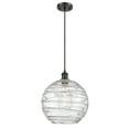 thumbnail image 5 of Innovations Lighting  Ballston Athens Deco Swirl - 1 Light 12" Cord Hung Mini Pendant Antique Copper, 5 of 5