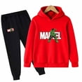 thumbnail image 2 of Conjuntos de sudaderas con capucha de superhéroes Hulk para bebé, Sudadera con capucha de moda para niños, prendas de vestir para niños, ropa de bebé, sudadera, juego de rol de otoño, 130CM zhangyuxiang CONDUJO, 2 of 2