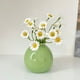 thumbnail image 1 of Xihbxyly Jarrón de Cerámica Escandinavo, Elegante Forma de Calabaza Invertida, Decoración Única para El Hogar, Ideal para Sala de Estar y Comedor, Multifuncional para Flores y Ramas Secas, Tamaño 7 X, 1 of 6