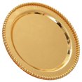 thumbnail image 3 of Platter Perfume Trays for Dresser Gold Coasters Dinner Party Golden, 3 of 8