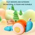 thumbnail image 3 of Leashing Rope Snail Toy For Toddlers Learning Toys Pull Along Design With Lights And Music Promotes Fine Motor Skills Active Play Child Safe Material Educational Gift For Kids, 3 of 9